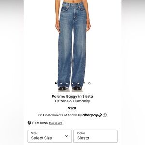 Citizens Paloma Baggy EUC Hemmed